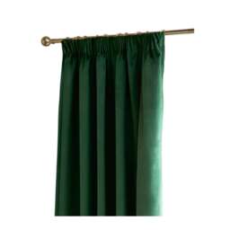 Rackhams Ultimate Velvet Eyelet Curtains - Emerald - 229cm x 183cm - Emerald - 100% Polyester
