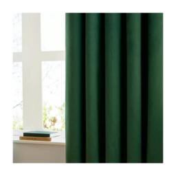 Rackhams Ultimate Velvet Eyelet Curtains - Emerald - 229cm x 183cm - Emerald - 100% Polyester - thumbnail 3