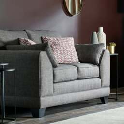 Rackhams Hilliard Fullback Fabric 2 Seater Sofa - Mist - thumbnail 3