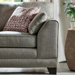 Rackhams Hilliard Fullback Fabric 2 Seater Sofa - Mist - thumbnail 4
