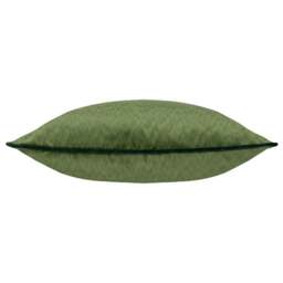 Rackhams Torto Velvet Rectangular Cushion Cover - Moss/Emerald - 50cm x 50cm - Moss/Emerald - 100% Polyester - thumbnail 3