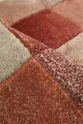 Rackhams Newport Blocks Red Rug – Geometric Style - 200X290 cm - thumbnail 2