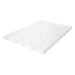 Rackhams Mattress Topper Memory Foam Cooling Gel Bamboo Charcoal 5cm 7cm 8cm 10cm - Small Double - AirTop Small Double 7cm - thumbnail 1