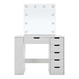 Rackhams Hollywood Dressing Table with LED Lighted Mirror - thumbnail 3