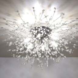 Rackhams 2 Style Sputnik Flush Mount Ceiling Light - Gold - thumbnail 3