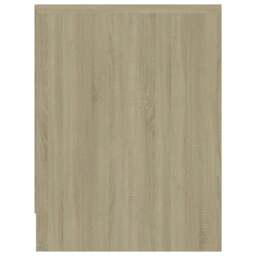 Rackhams Bedside Cabinet Sonoma Oak 40x30x40 cm Engineered Wood - Brown - Engineered wood - thumbnail 5