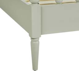Rackhams Cromwell Wooden Bed Frame with Bobbin Design Headboard and Foot End - Pale Olive - King 5ft - thumbnail 5