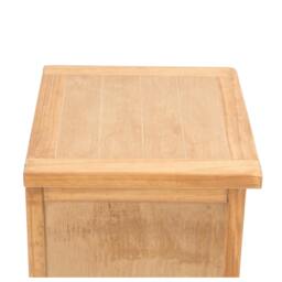 Rackhams Lugo 2 Drawer Bedside Table - Light Brown - thumbnail 5
