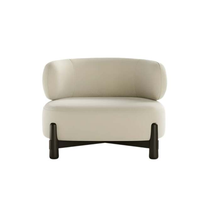 Rackhams Dolmen Tetris Armchair: T-shaped Backrest Stylish Design - image 1