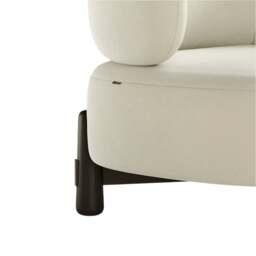 Rackhams Dolmen Tetris Armchair: T-shaped Backrest Stylish Design - thumbnail 4