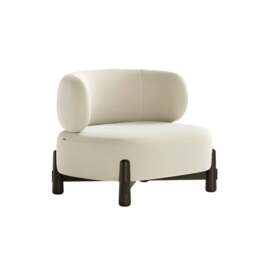Rackhams Dolmen Tetris Armchair: T-shaped Backrest Stylish Design - thumbnail 2