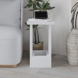 Rackhams Tasos Square Side Table Nightstand (W) 30cm - Dark Oak - thumbnail 3