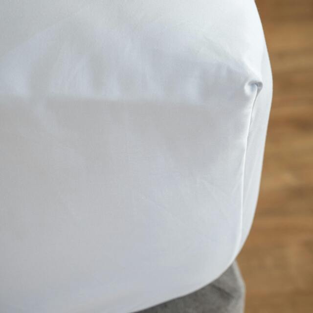 Rackhams Light Grey 600 Thread Count Egyptian Cotton 30cm Standard Fitted Sheets - Double - image 1