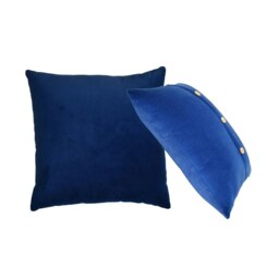 Rackhams Quinn Cushion Set of 2 - Royal Blue - thumbnail 2