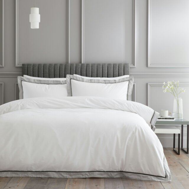 Rackhams Mayfair 200 Thread Count Cotton Duvet Cover Set - Double - image 1