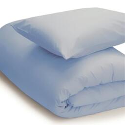 Rackhams Easycare Percale Duvet Cover - Sky Blue - Kingsize - Sky Blue - 50% Cotton/50% Polyester