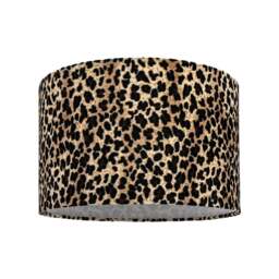 Rackhams Modern and Distinctive Leopard Print Table/Pendant Lamp Shade in Soft Velvet