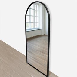 Rackhams Metal Arch Full Length Mirror 180cm x 90cm - Black - thumbnail 5