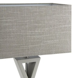 Rackhams Kaden Grey Table Lamp - thumbnail 6