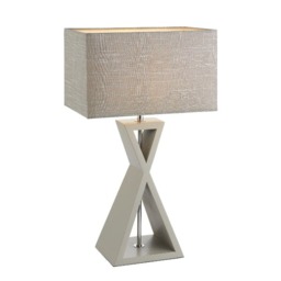 Rackhams Kaden Grey Table Lamp - thumbnail 3