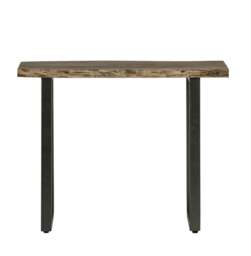 Rackhams Knott Live Edge Console Table - Wood - 1 - 100CM X 35CM X 78CM  (LXDXH) - thumbnail 3