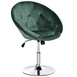 Rackhams Swivel Dining Height Bar Stool Adjustable Armless Tub Chair Grey - Grey - thumbnail 6