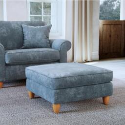 Rackhams Abingdon Footstool - Steel