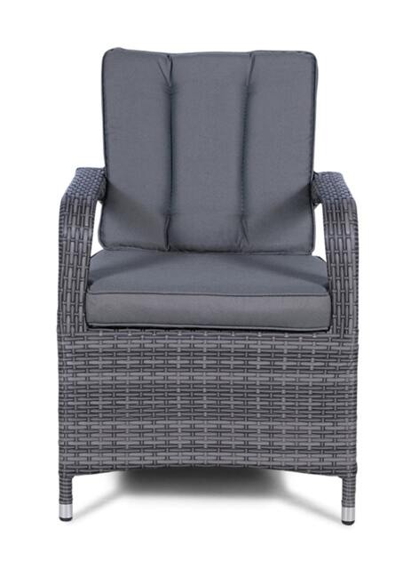 Rackhams Arizona Outdoor Rattan Garden Dining Chair - Grey - 1 - image 1