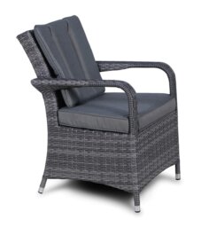 Rackhams Arizona Outdoor Rattan Garden Dining Chair - Grey - 1 - thumbnail 5