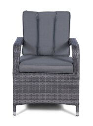 Rackhams Arizona Outdoor Rattan Garden Dining Chair - Grey - 1 - thumbnail 3