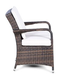 Rackhams Arizona Outdoor Rattan Garden Dining Chair - Grey - 1 - thumbnail 6