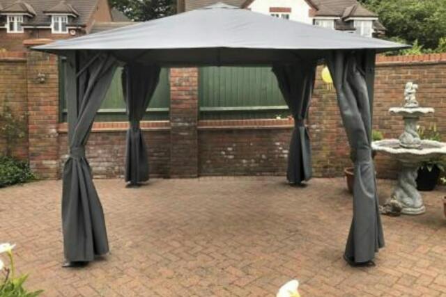 Rackhams Highfield Gazebo Canopy - Grey - 2.5m x 2.5m - image 1