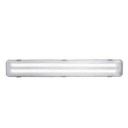 Rackhams Works Ip65 2x10W LED - Batten Light Fitting - Grey - 1 - thumbnail 1