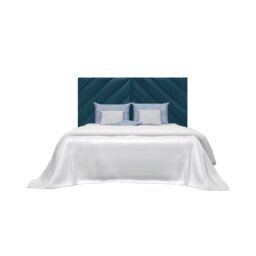 Rackhams Rose Super King Headboard - Teal - Teal - thumbnail 2