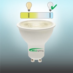 Rackhams GU10 Dimmable LED Spotlight 4.4W Energy Saving Light Bulb - Pack of 5 - Cool White - thumbnail 3