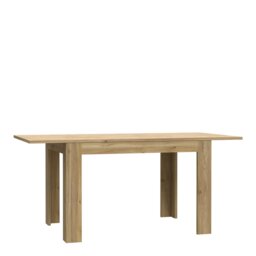 Rackhams Grafton Extending Dining Table in Oak - Brown - No - Brown - thumbnail 3