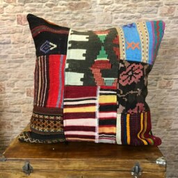Rackhams Galia Kilim Wool Cushion Cover - 60 x 60 cm - Set of 2 - thumbnail 4