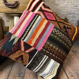 Rackhams Galia Kilim Wool Cushion Cover - 60 x 60 cm - Set of 2 - thumbnail 3