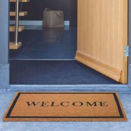 Rackhams Coir Doormat Welcome Border Design 45X75 cm - thumbnail 2