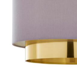 Rackhams Zelina Grey and Gold Wide Easy-Fit Pendant - thumbnail 4