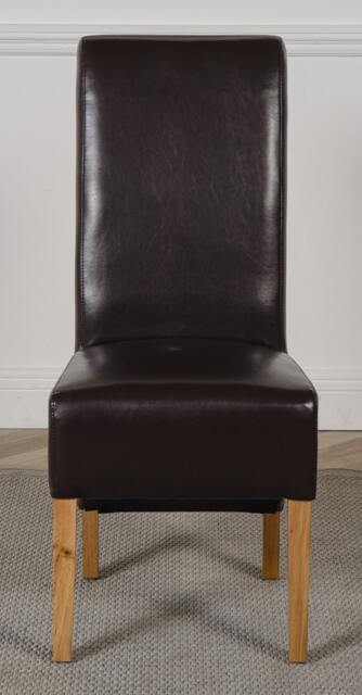 Rackhams Montana Leather Dining Chair - Brown - 1 - image 1