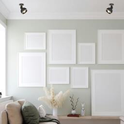 Rackhams Oval Wall Lamp Hand Made White With Natural Wood - thumbnail 3
