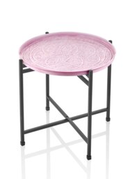 Rackhams Duggal Collection Light Purple Side Table