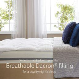 Rackhams Luxurious Hotel Temperature Control 2.5cm Mattress Topper - Super King - Mattress Topper - thumbnail 3