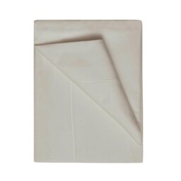 Rackhams 400 Thread Count Egyptian Cotton Flat Sheet - Oyster - Oyster - Single - 100% Egyptian Cotton - thumbnail 2