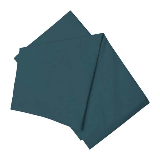 Rackhams Easycare Percale Flat Sheet - Jade - Jade - King/Superking - 50% Cotton/50% Polyester - image 1