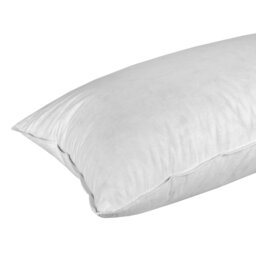 "Rackhams Duck Feather Euro Continental Pillow Pair - 40cm x 80cm (16""x32"")"