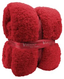 Rackhams Teddy Sherpa Reverse Blanket - 130cm x 180cm - Silver - thumbnail 4