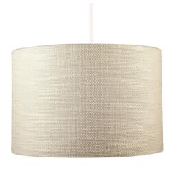 Rackhams Coconut Milk Textured Linen Pendant Lighting Shade with Diffuser - thumbnail 6