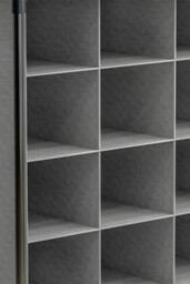 Rackhams 4-Tier Non-woven Grid Shoes Rack Cubes Storage Shelf 16 Pairs Shoes Organizer - Grey - One Size - thumbnail 6